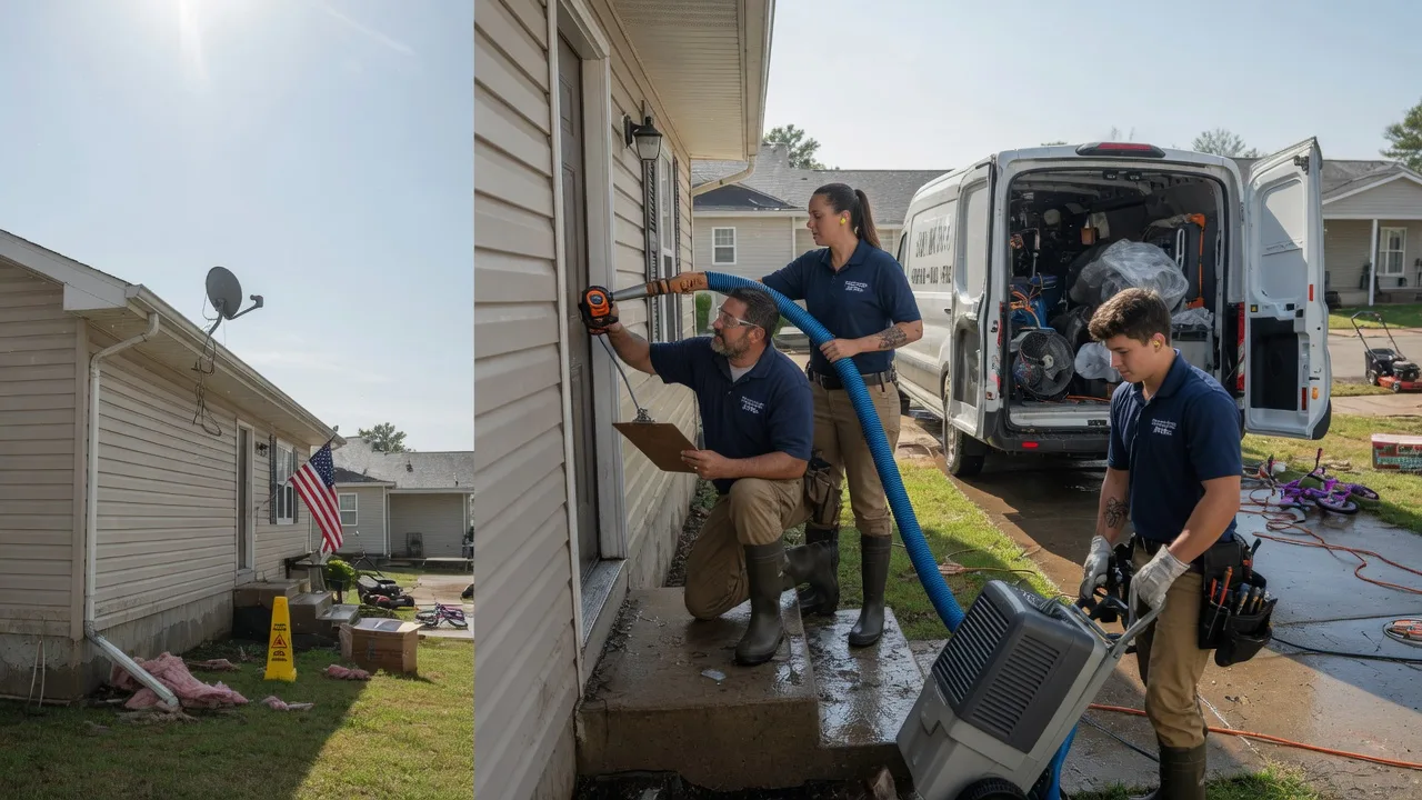 Ceiling Water Damage Restoration in Cross Plains, TX near me